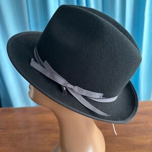 NWT HB Hats in the Belfry Black Capone Classic Hat